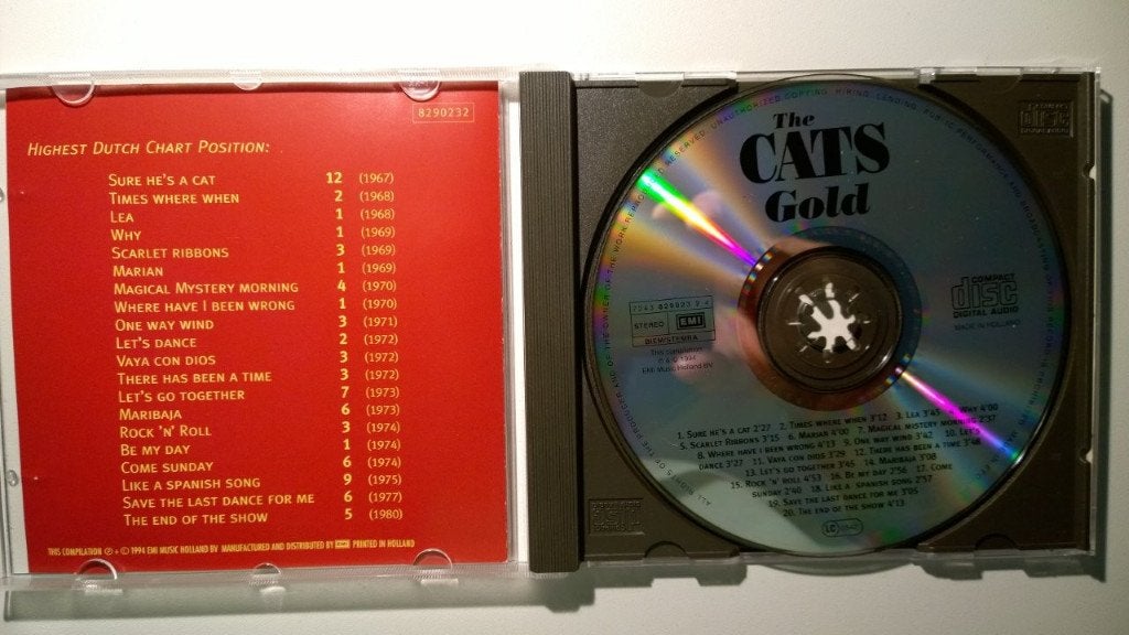 The Cats - The Cats Gold, Ophalen of Verzenden, Zo goed als nieuw