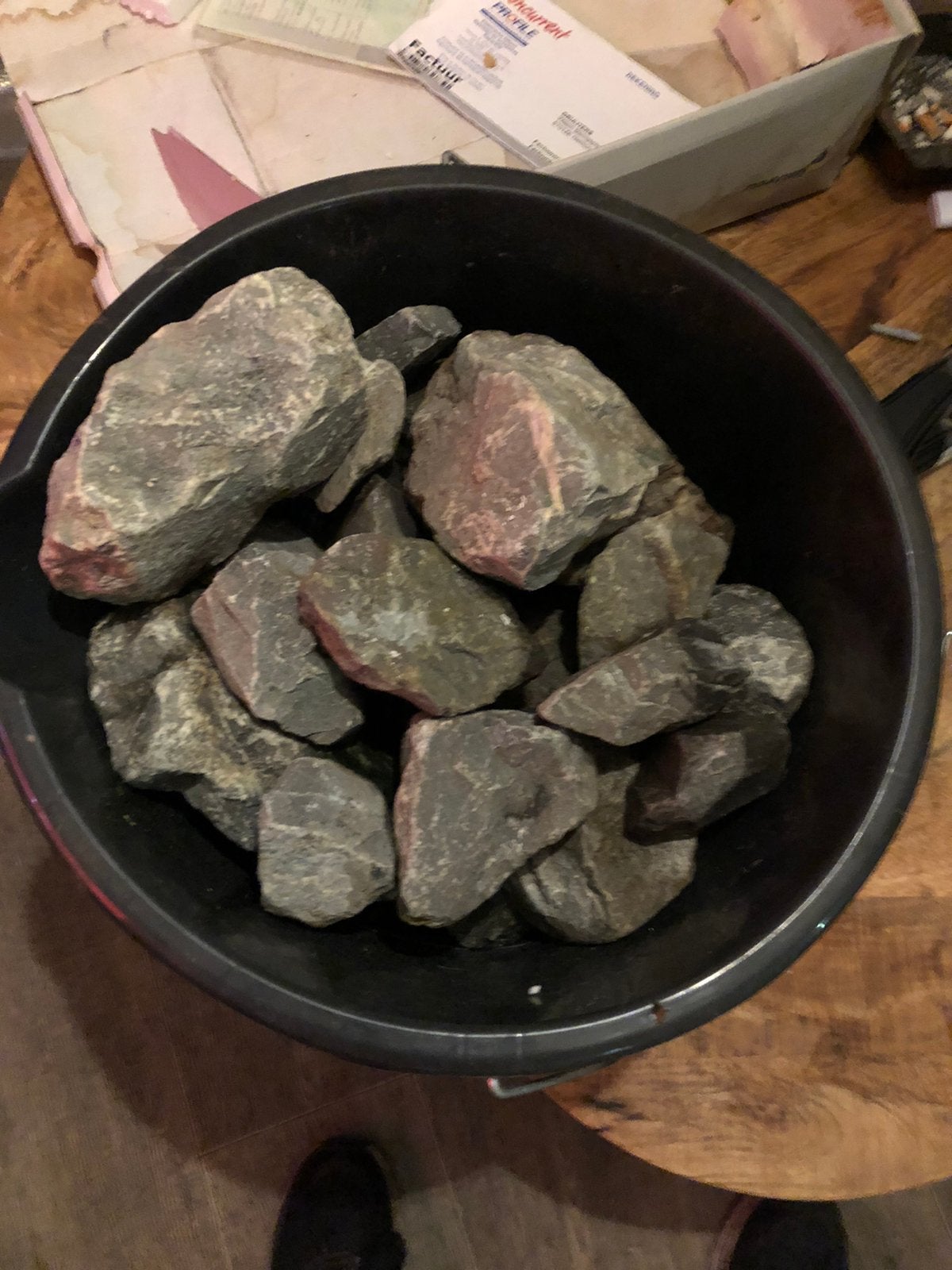 Emmer vol met aquarium steenen 15 euro, Dieren en Toebehoren, Ophalen, Gebruikt, Decoratie