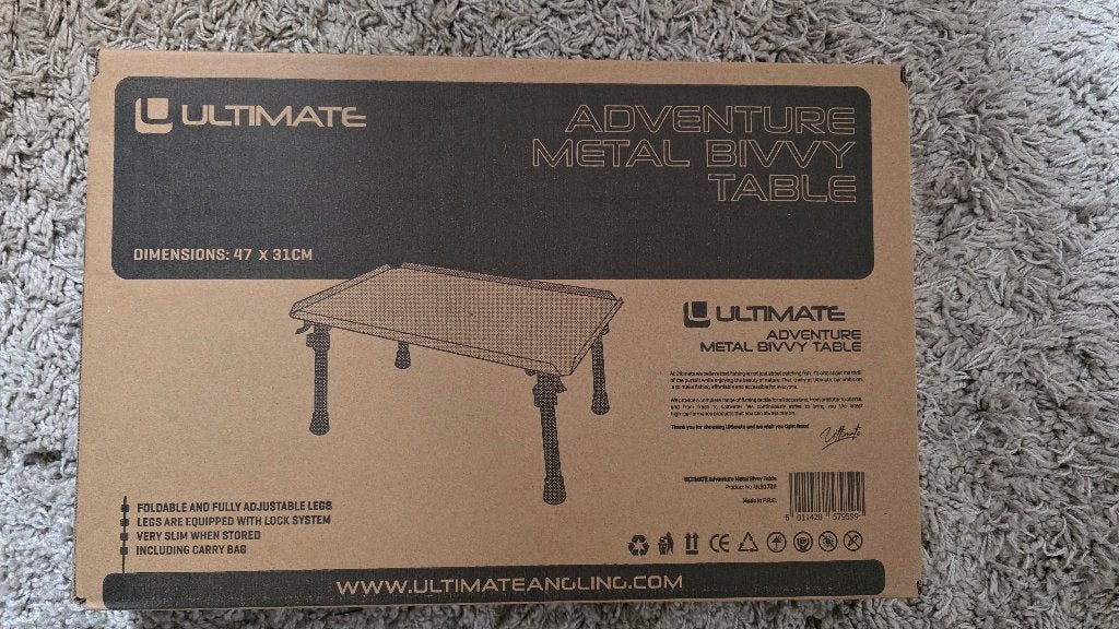 Ultimate Bivvy tafel nieuw in doos, Ophalen of Verzenden, Nieuw, Overige typen