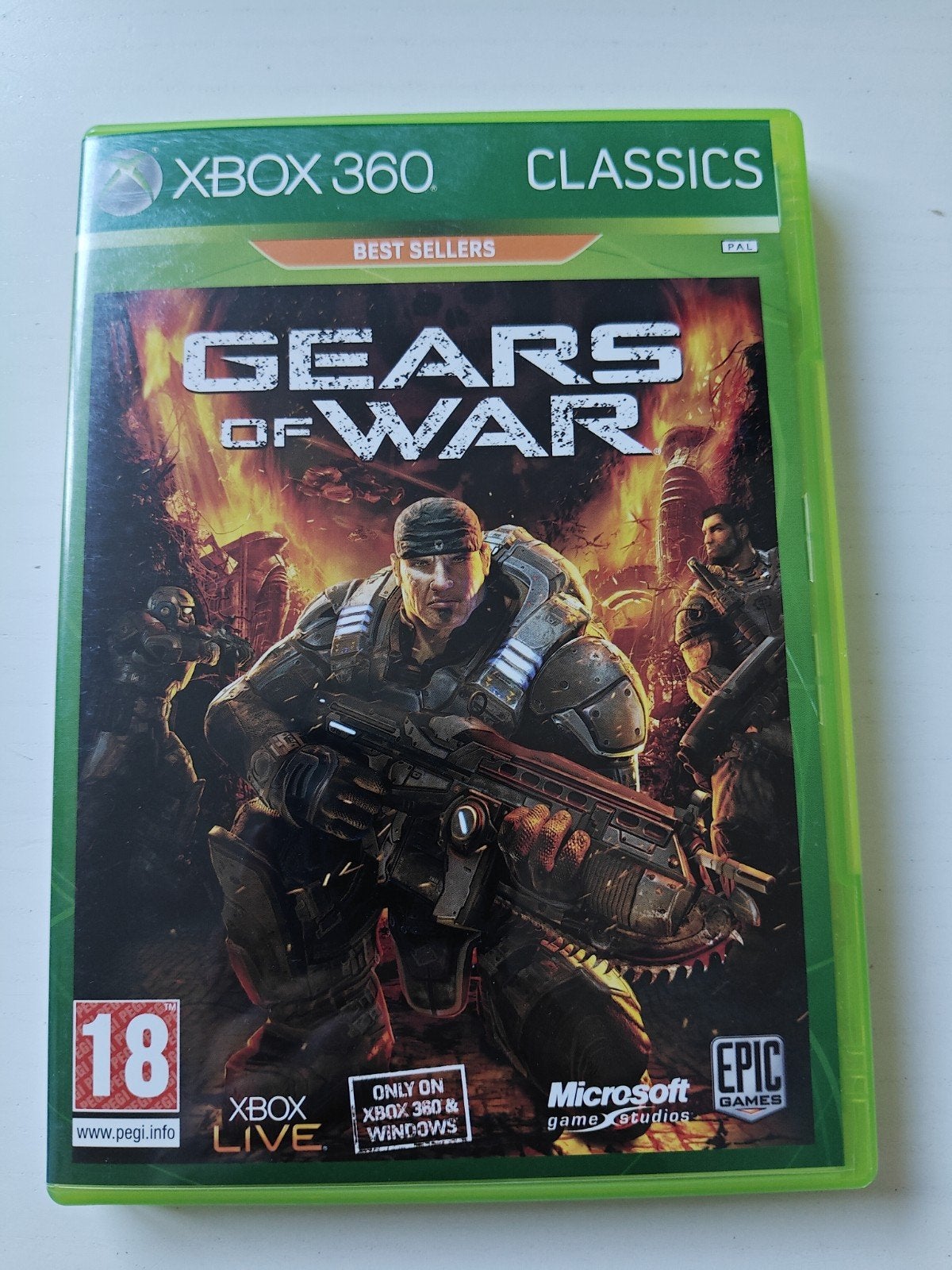 Gears of War - Xbox 360 Classics, Spelcomputers en Games, Games | Xbox One, Gebruikt, Vanaf 18 jaar, Shooter, 1 speler