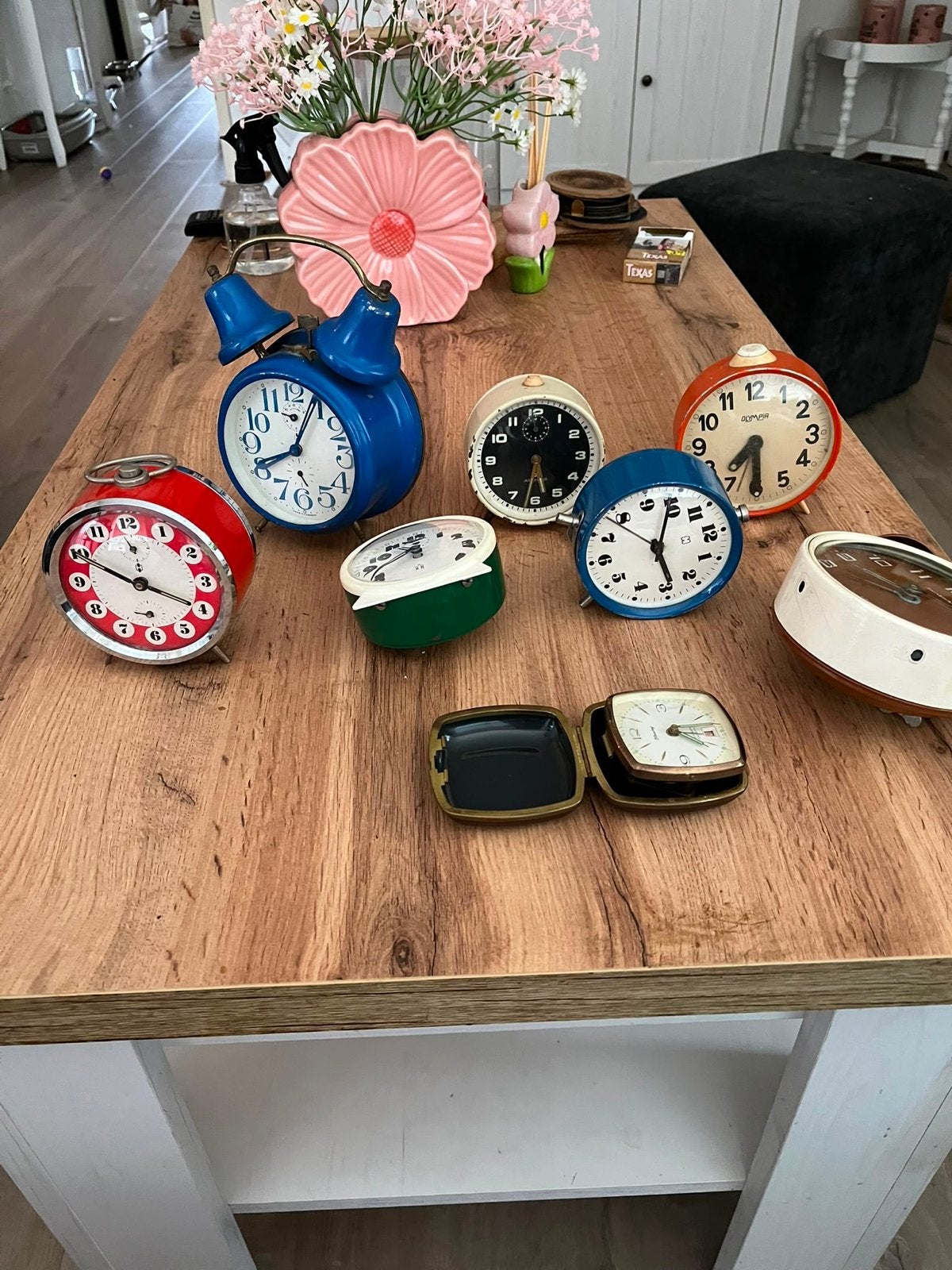 Vintage wekkers - Diverse kleuren en modellen, Ophalen of Verzenden