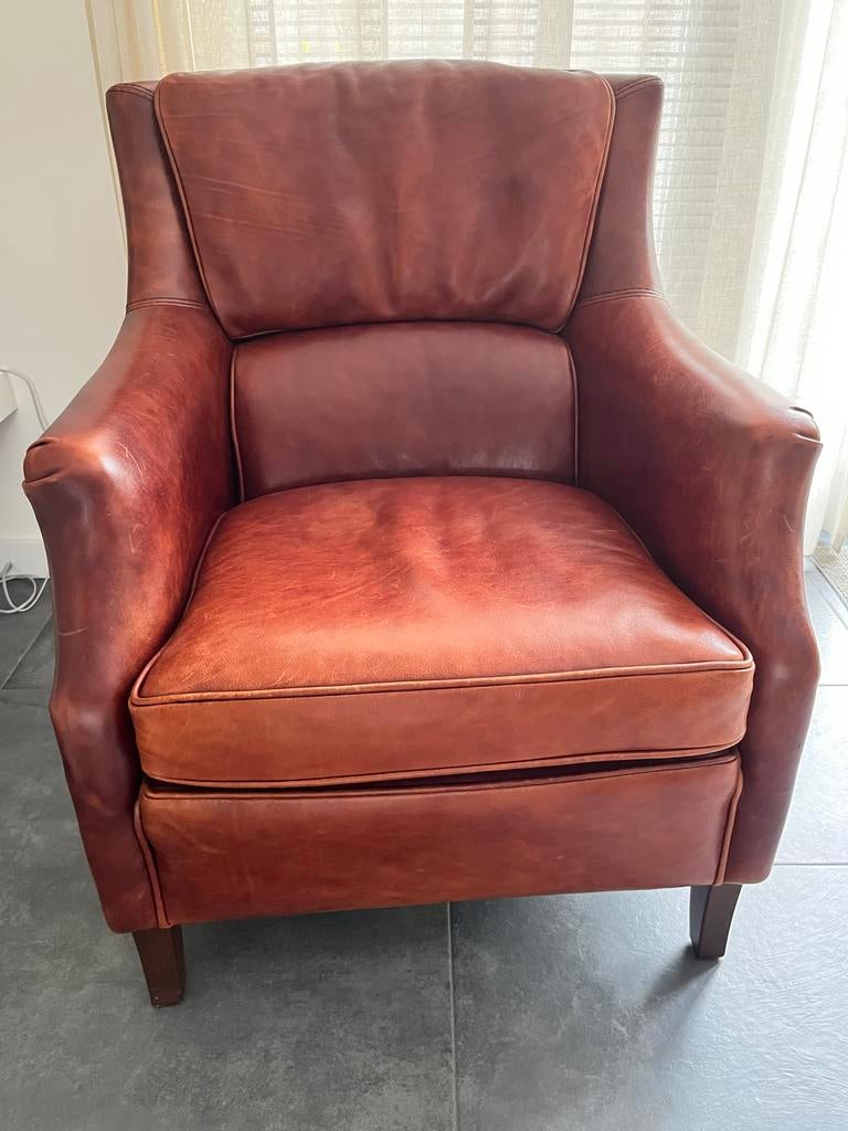 Bendic fauteuil model Tessa - Zeer goede staat, Huis en Inrichting, Fauteuils, Ophalen, Zo goed als nieuw, Leer, 75 tot 100 cm