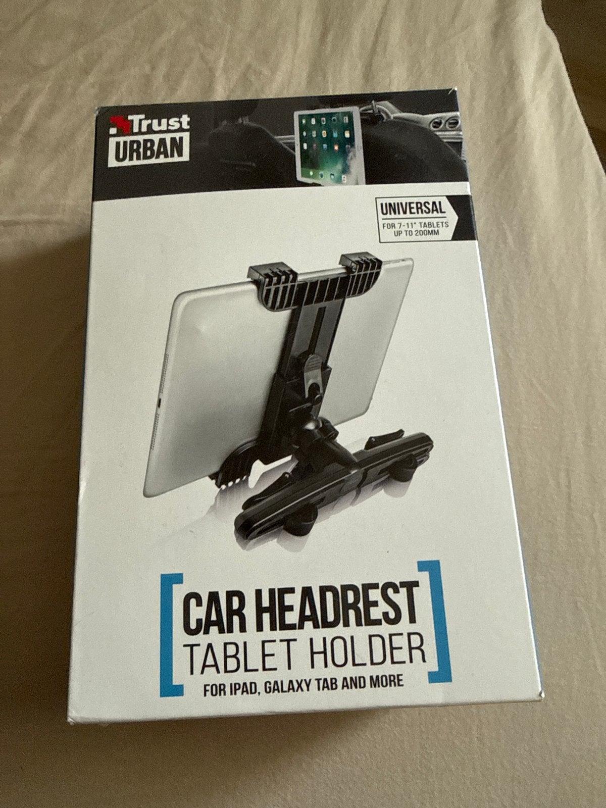 Trust Urban Auto Hoofdsteun Tablet Houder, Ophalen, Nieuw