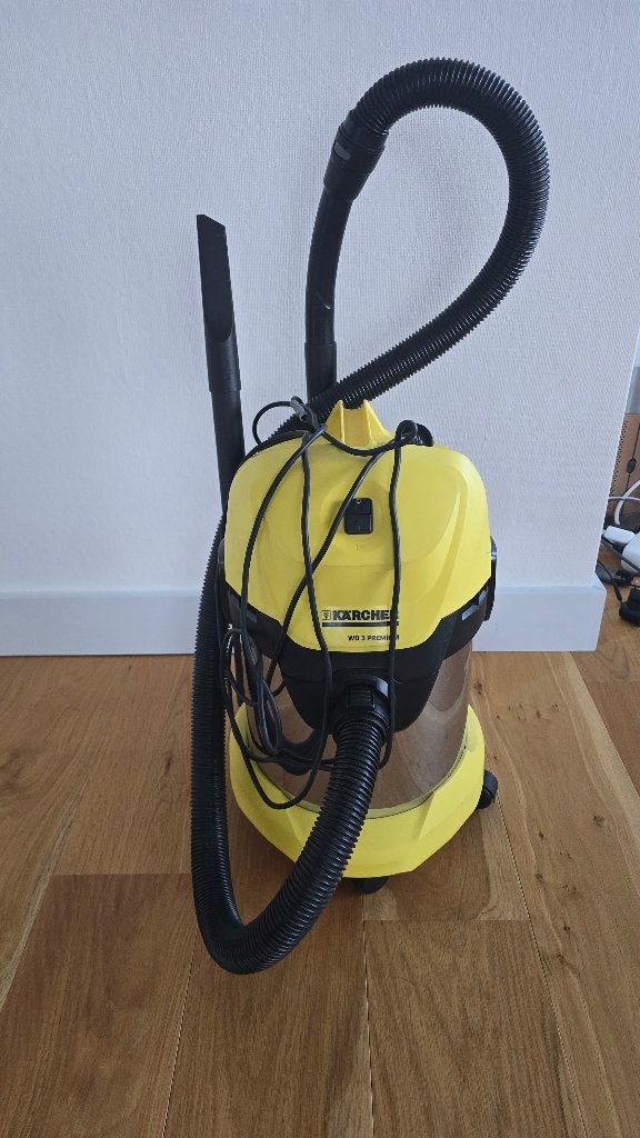 Kärcher WD 3 Premium nat/droog stofzuiger, Stofzak, Gebruikt, Kärcher, Ophalen of Verzenden