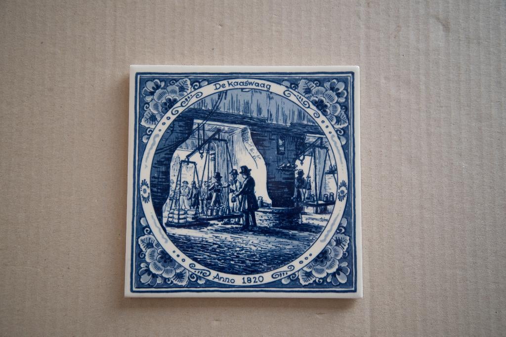 delfts blauw tegel, Antiek en Kunst, Ophalen