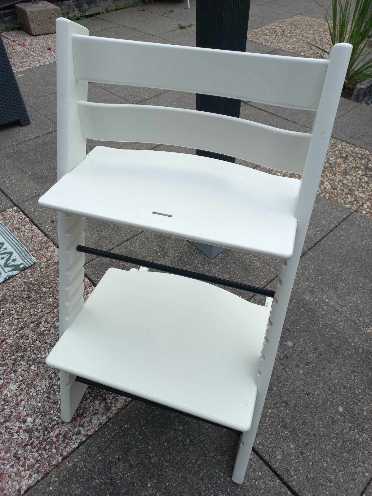 nieuw model stokke triptrap trip trap kinderstoel wit, Ophalen, Gebruikt, Meegroeistoel, Aanschuifbaar