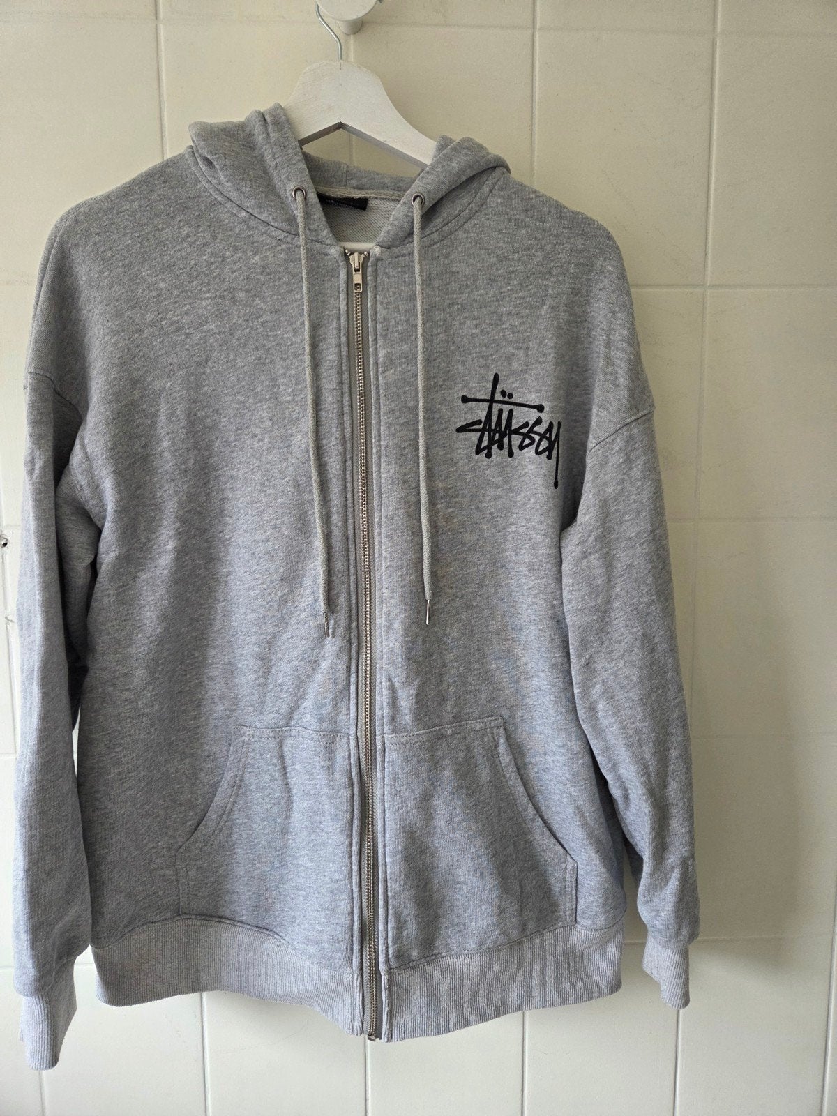 stussy vest, Ophalen of Verzenden, Zo goed als nieuw, Grijs