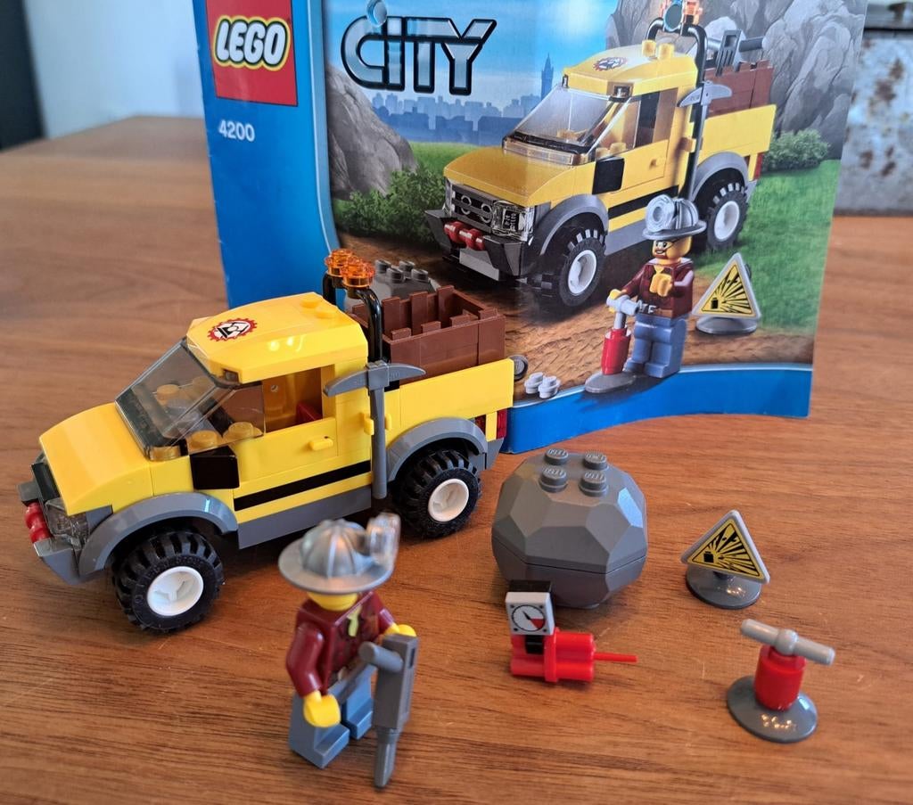 Lego City Mijnwerkersvrachtwagen 4200 - Complete Set, Ophalen of Verzenden, Zo goed als nieuw, Complete set, Lego