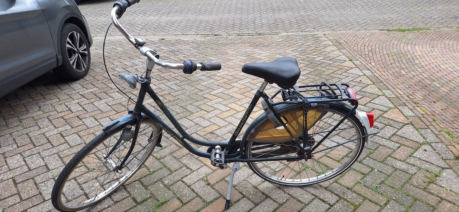 Gazelle damesfiets., Ophalen, Terugtraprem, Versnellingen, Gazelle
