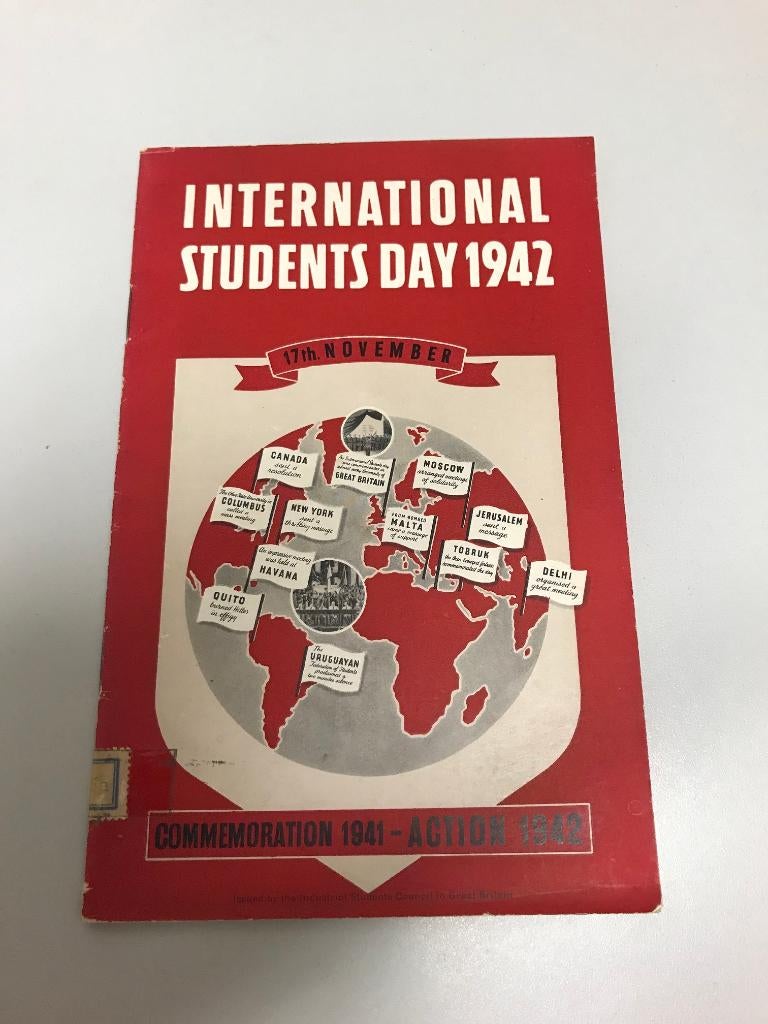 International students day 1942, Ophalen of Verzenden, Tweede Wereldoorlog, Gelezen, Algemeen