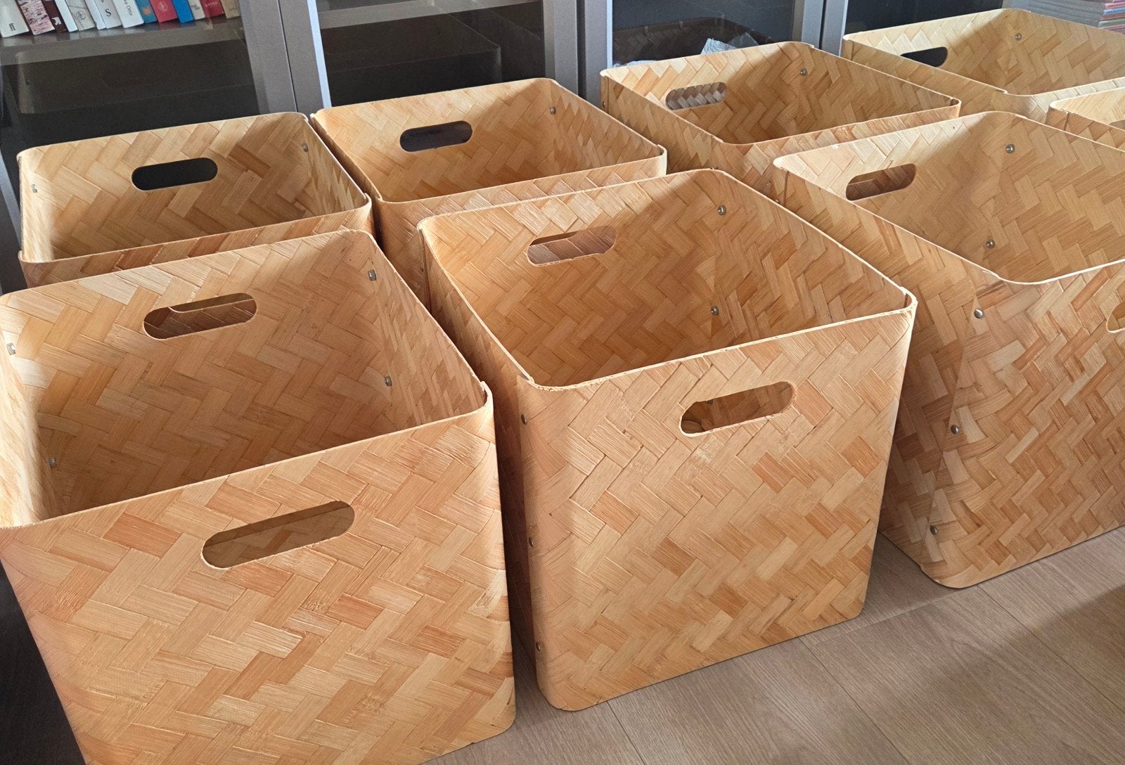 Ikea bullig opbergbakken Kallax ( per stuk of als set)., Doe-het-zelf en Verbouw, Ophalen, Doos, Minder dan 35 cm, Minder dan 50 cm