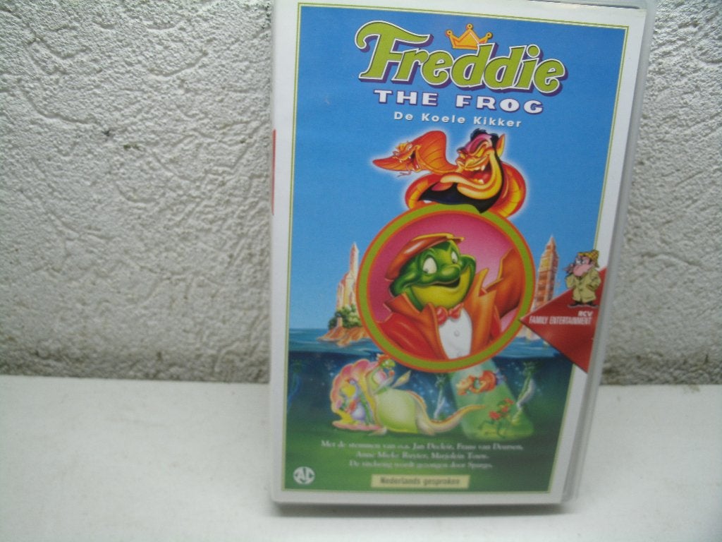 vhs 62a freddie the frog, Alle leeftijden, Ophalen of Verzenden, Zo goed als nieuw