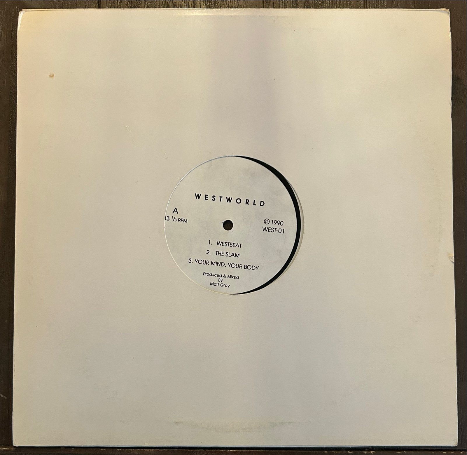 Westworld - Westbeat / Dreamworld 12 inch vinyl (1990), Cd's en Dvd's, Gebruikt, 1990 - 1999, Originele persing, Maxi-single