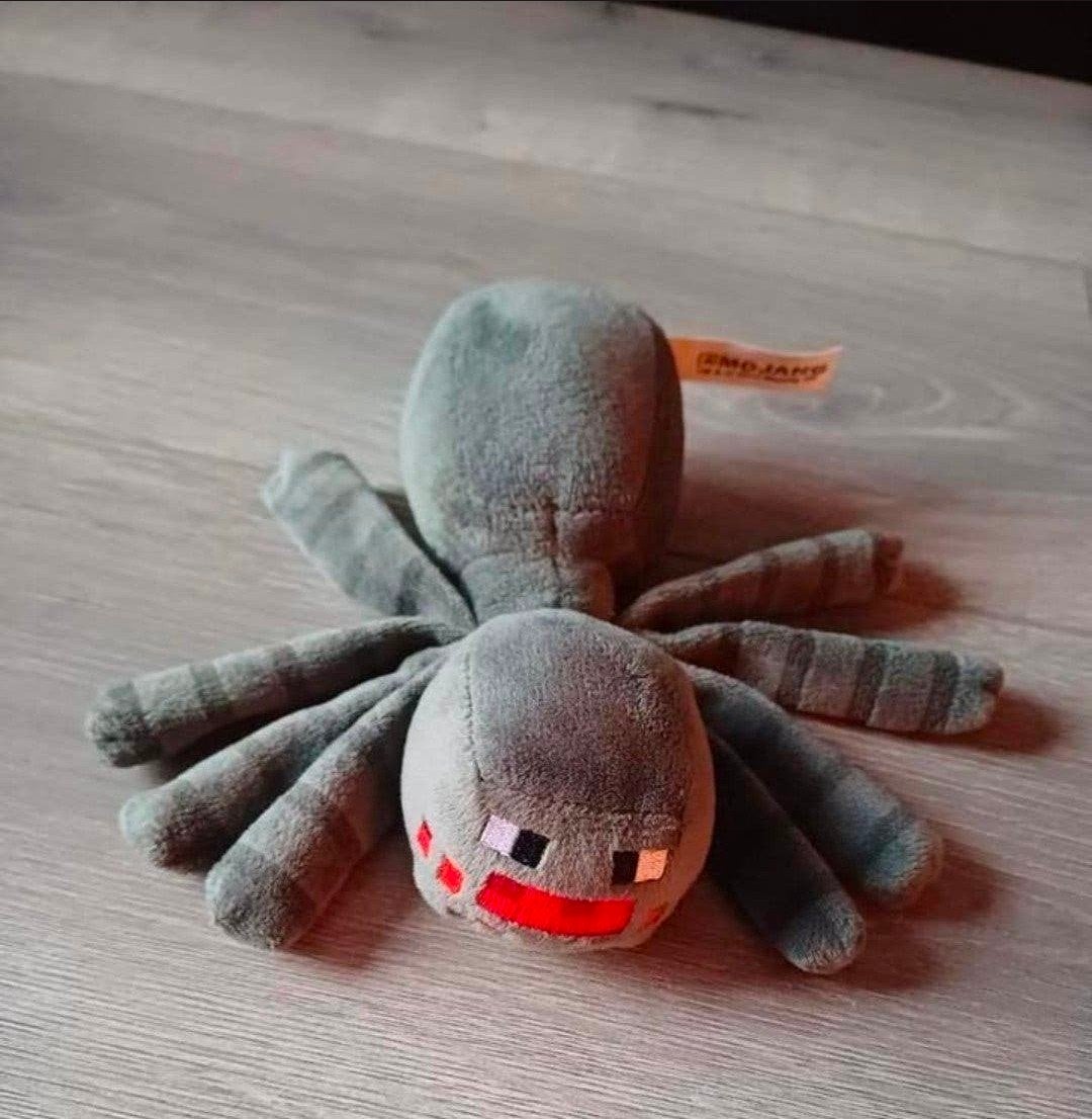 Mojang Minecraft Knuffel Spider / Spin, Overige typen, Ophalen of Verzenden, Klein (minder dan 20 cm), Met label
