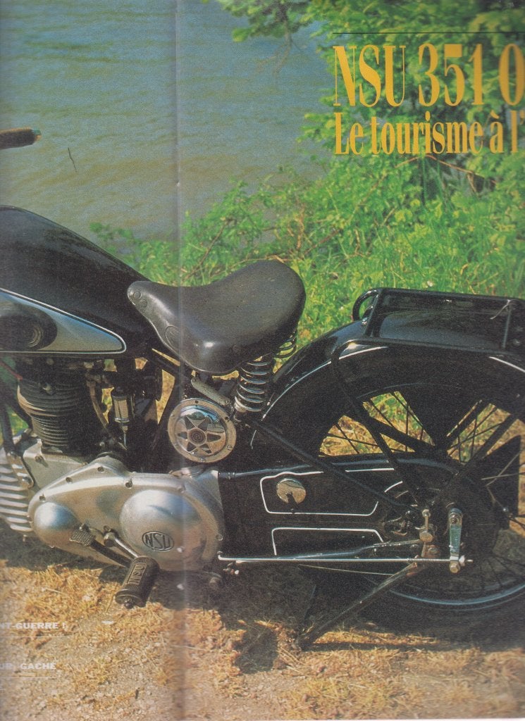 1938 Motorcycle NSU 351 OT collection, Verzenden, Gelezen