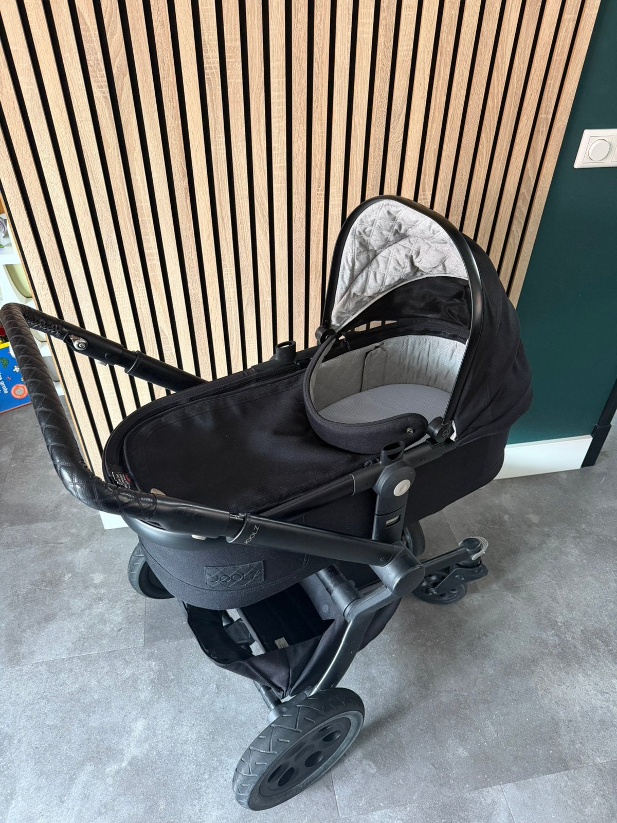 Joolz Day Kinderwagen Black inclusief toebehoren, Gebruikt, Ophalen of Verzenden, Verstelbare duwstang, Kinderwagen