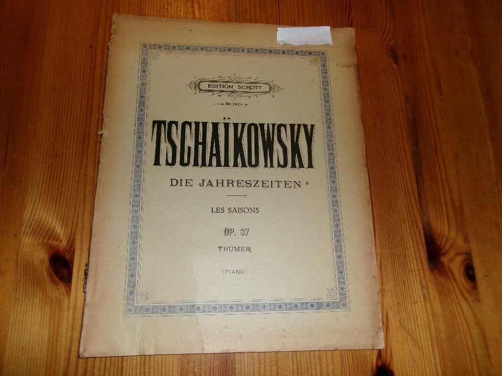 tschaikowsky - die jahreszeiten op. 37, Gebruikt, Klassiek, Ophalen of Verzenden, Artiest of Componist