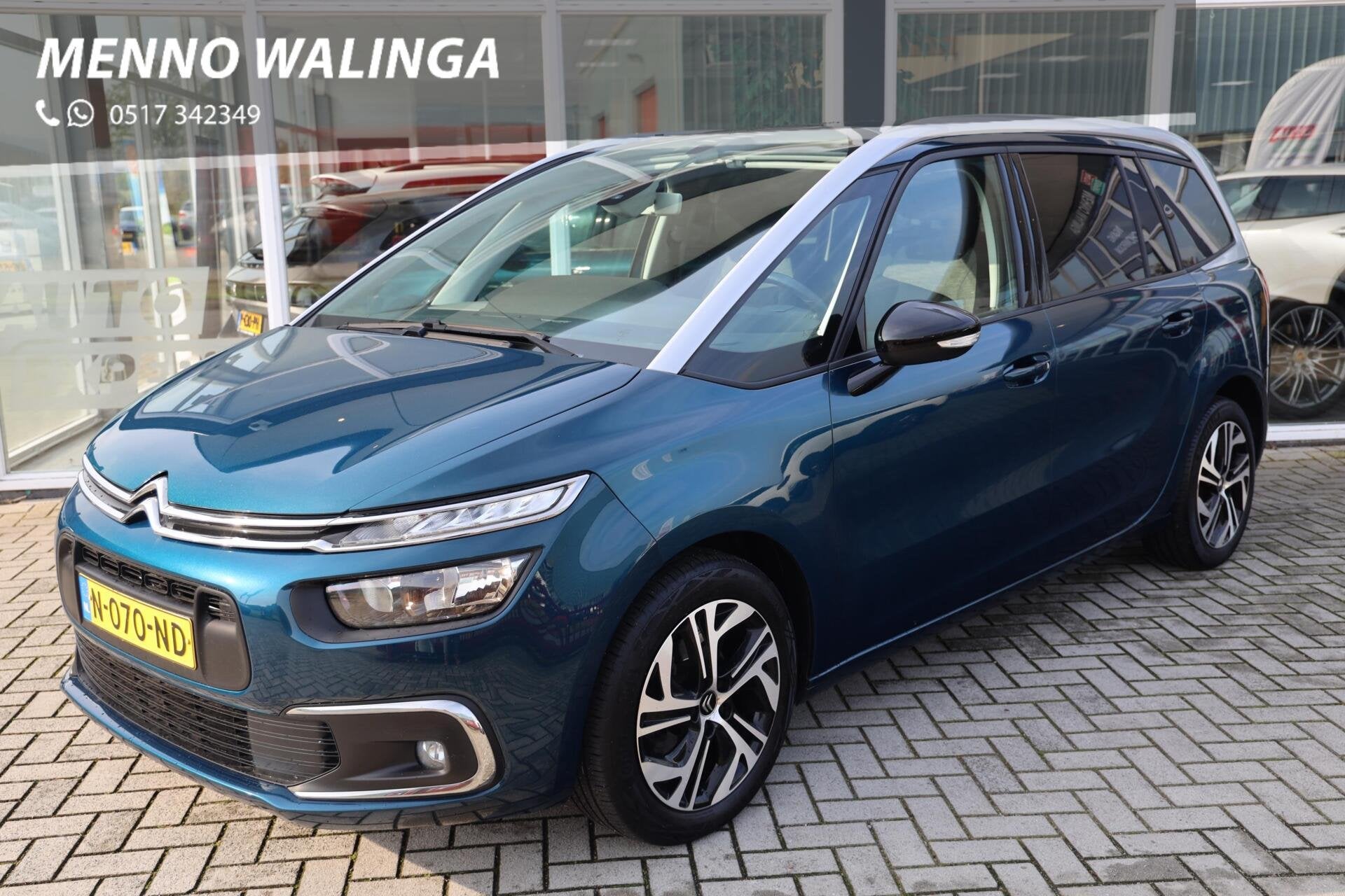Citroen Grand C4 SpaceTourer 1.2 PureTech Business|7Persoons, Voorwielaandrijving, 1199 cc, Met garantie (alle), Blauw