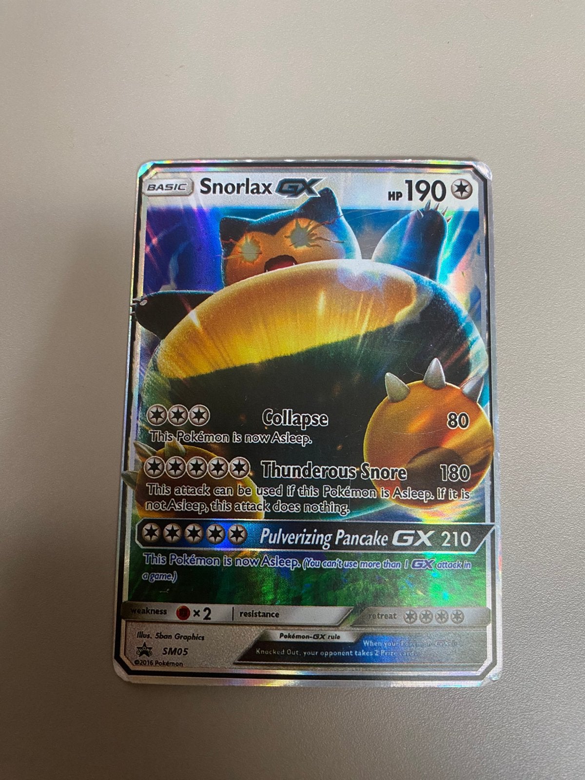Snorlax GX, Ophalen of Verzenden, Zo goed als nieuw