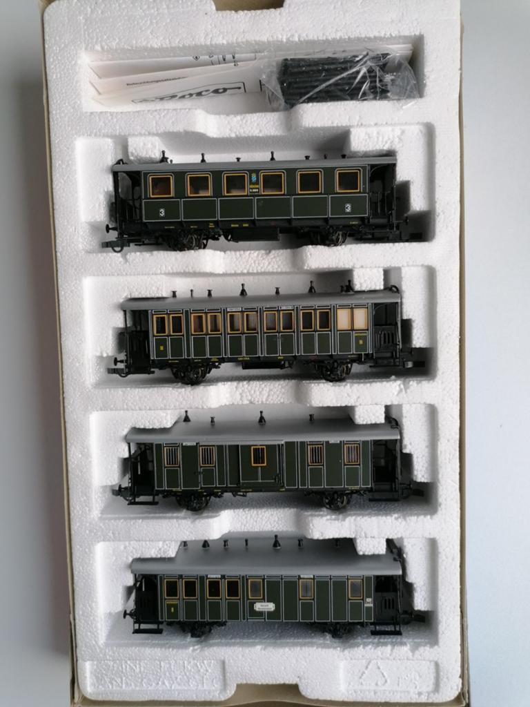 Roco H0. K. Bay. Sts. B. wagonset. Tijdperk I. 44018., Hobby en Vrije tijd, Modeltreinen | H0, Treinset, Gelijkstroom, Ophalen of Verzenden