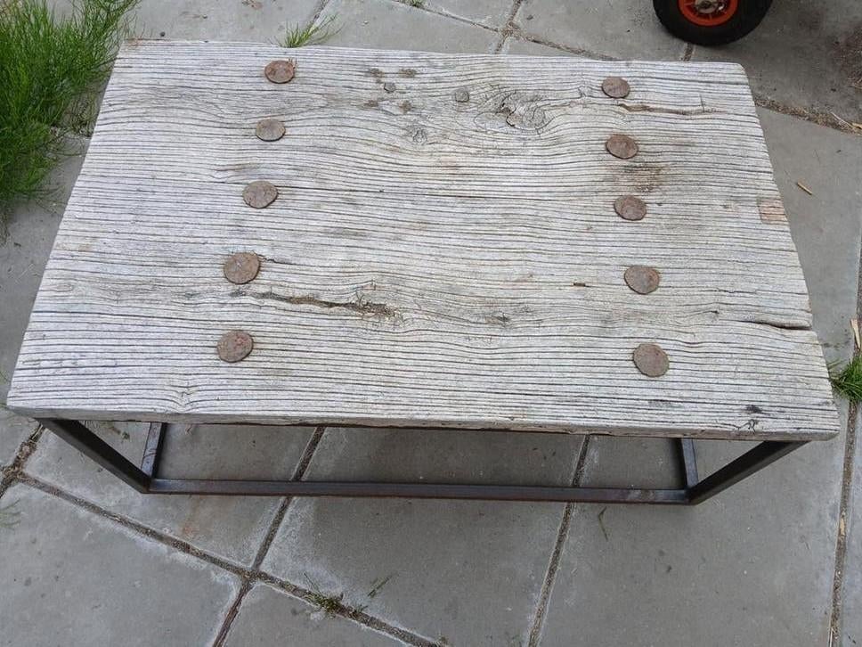 Bijzet/salon tafel 50x80 cm., Ophalen of Verzenden, 45 tot 60 cm