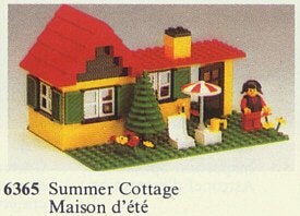 Lego Town Classic Town Building 6365 Summer Cottage, Lego, Ophalen of Verzenden, Compleet, Complete set
