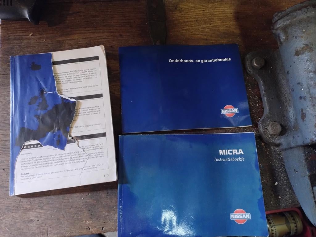 Nissan micra mk2 k11 instructieboekje nederlands, Ophalen