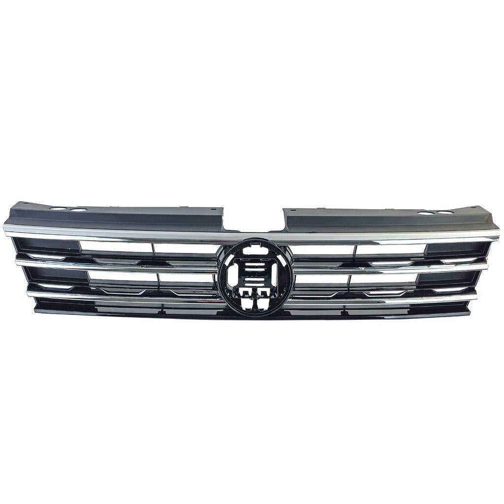 Sport Grill Voor Volkswagen Tiguan II Glans Zwart Chrome, Verzenden, Automotive Parts, A.parts@hotmail.nl, Trasmolenlaan 12 3447 GZ Woerden
