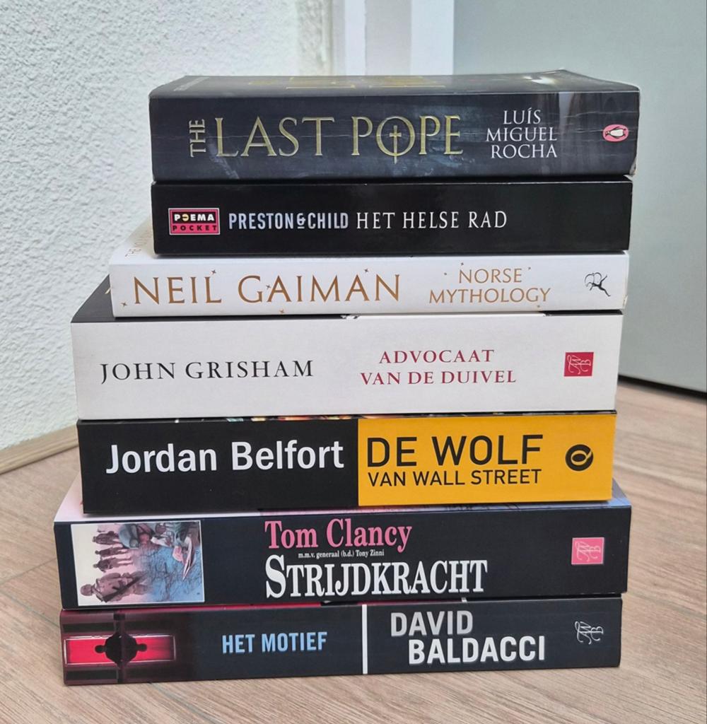 Boekenpakket: 7 Bestellers van Topauteurs, Ophalen of Verzenden, Gelezen, Diverse auteurs, Wereld overig
