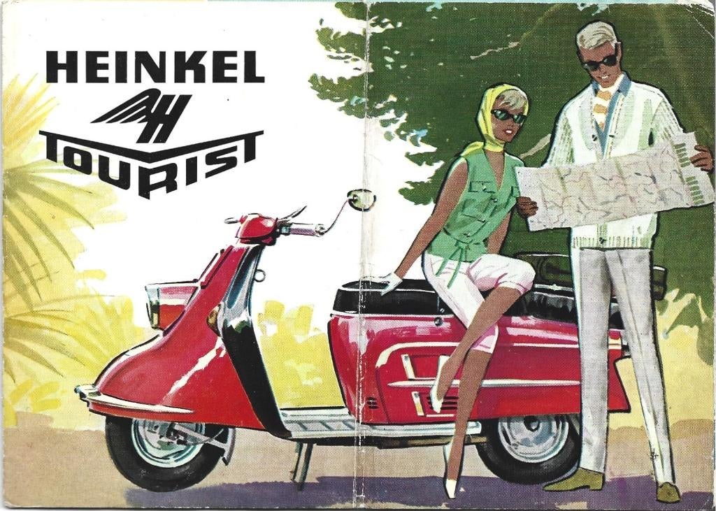 Heinkel Tourist folder scooter (hk16), Motoren, Verzenden, Overige merken