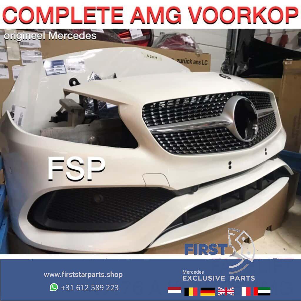 W176 FACELIFT AMG VOORKOP Mercedes A Klasse 2018 WIT ORIGINE, Gebruikt, -, Voor, Ophalen of Verzenden