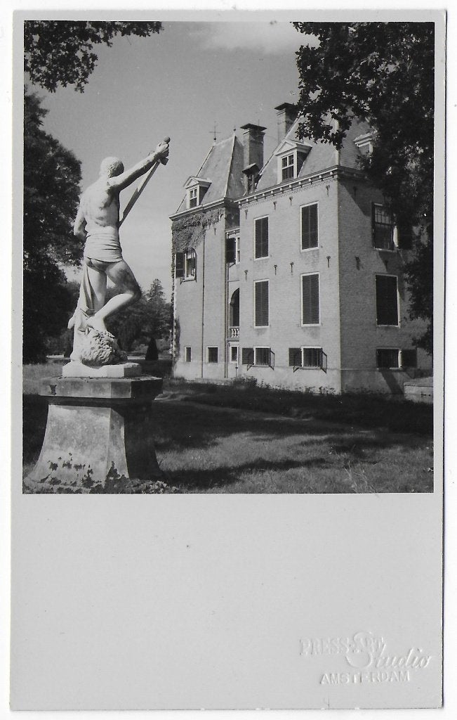 Press art Studio Tuinbeeld - ongelopen ansichtkaart (B7182), Ophalen of Verzenden, 1960 tot 1980, Ongelopen, Overijssel