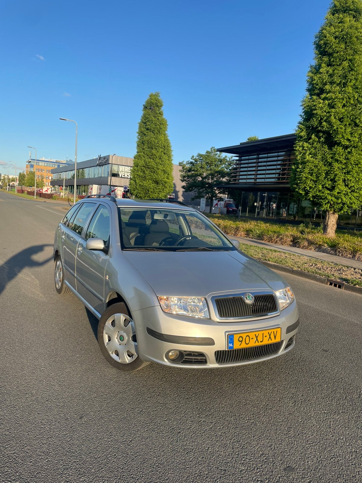 VERKOCHT! Skoda Fabia 1.4 Combi Goudgrijs DEALER ONDERHOUDEN, Auto's, Skoda, Particulier, Fabia, Benzine, D, Stationwagon, Handgeschakeld