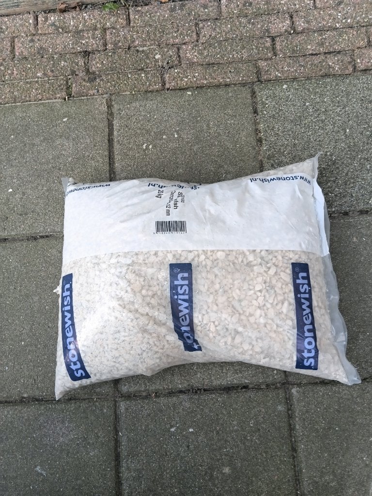zak witte grind te koop, Tuin en Terras, Ophalen, Nieuw, Wit, Split