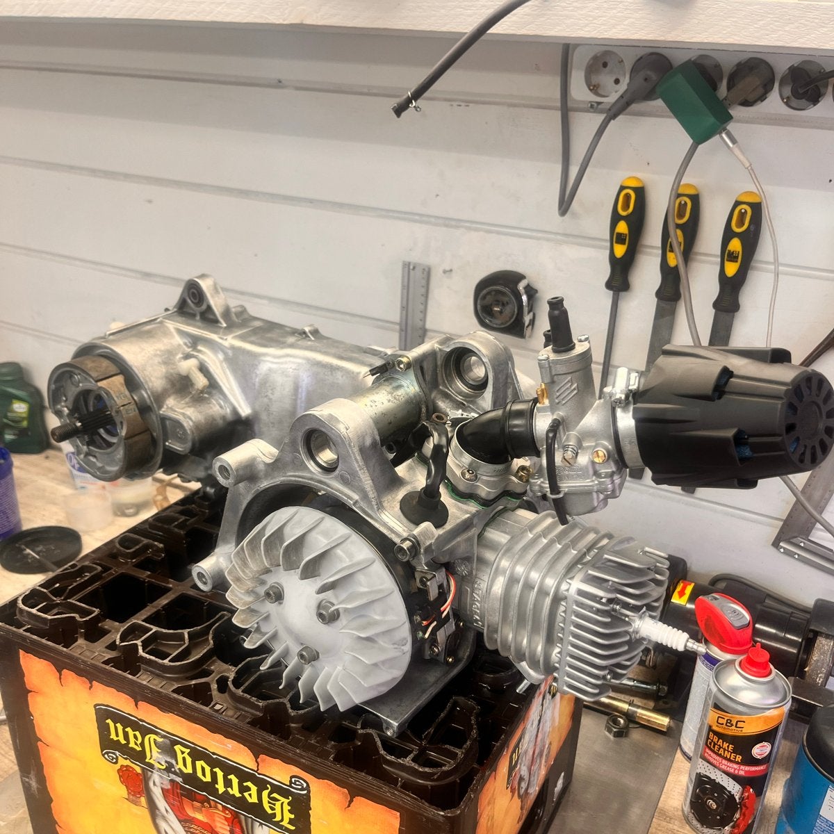 Minarelli Horizontaal 70 cc stage6 mk ||, Ophalen, Zo goed als nieuw, Blok