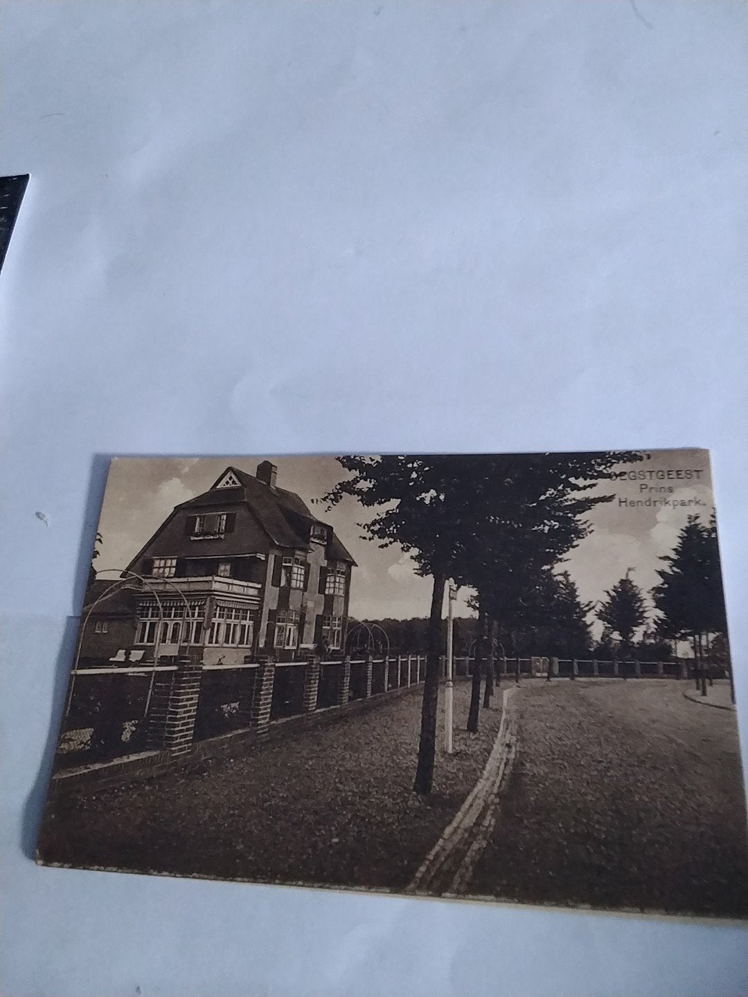 Oegstgeest Prins Hendrikpark - Uitg. Nauta, Velsen, Ophalen of Verzenden, Voor 1920, Ongelopen, Zuid-Holland