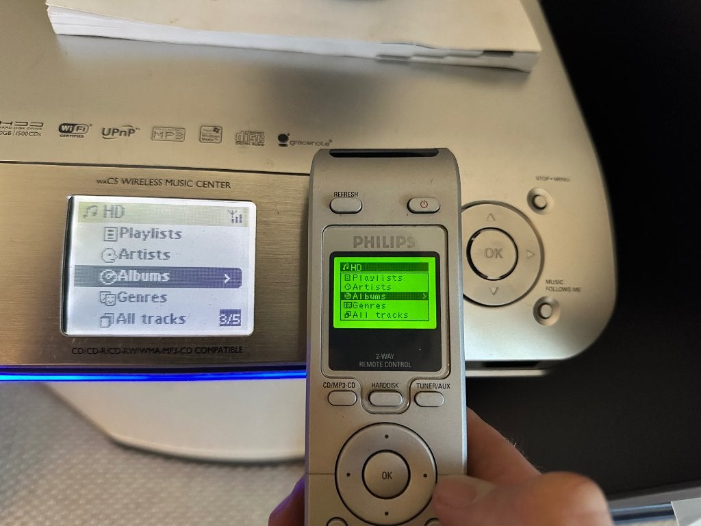 Philips Streamium netwerk muziekspeler, 80GB met satelliet, Ophalen of Verzenden, Gebruikt, Cd-speler, Philips