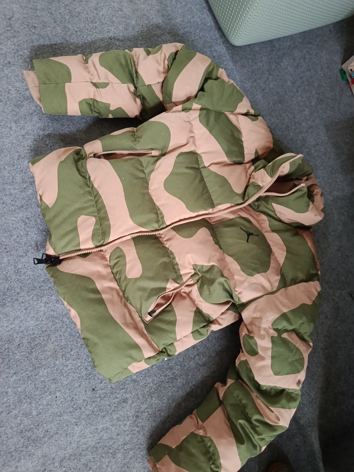Jordan Camo Puffer Jacket - Zo goed als nieuw, Ophalen of Verzenden, Zo goed als nieuw, Meerkleurig