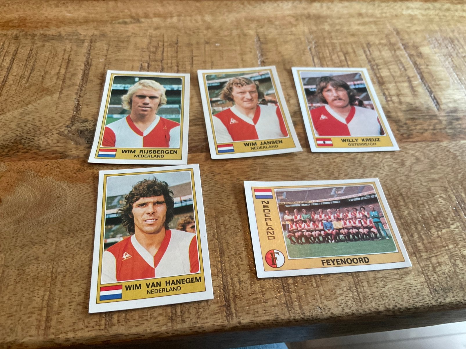Feyenoord 5x eurovoetbal 76/77, Verzamelen, Ophalen of Verzenden, Zo goed als nieuw, Feyenoord, Poster, Plaatje of Sticker