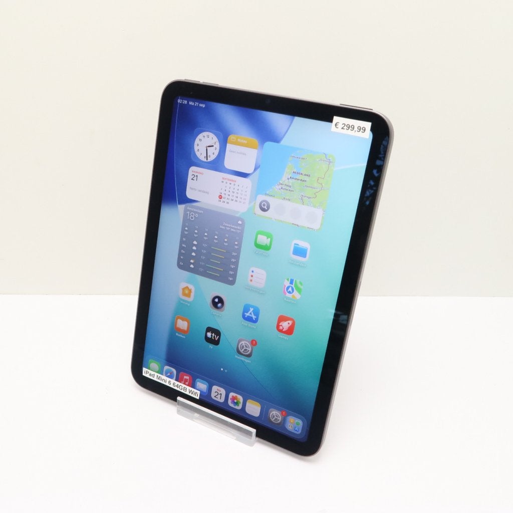 Foto 2 van iPad Mini 6 64GB Wifi Space Gray | in Nette Staat