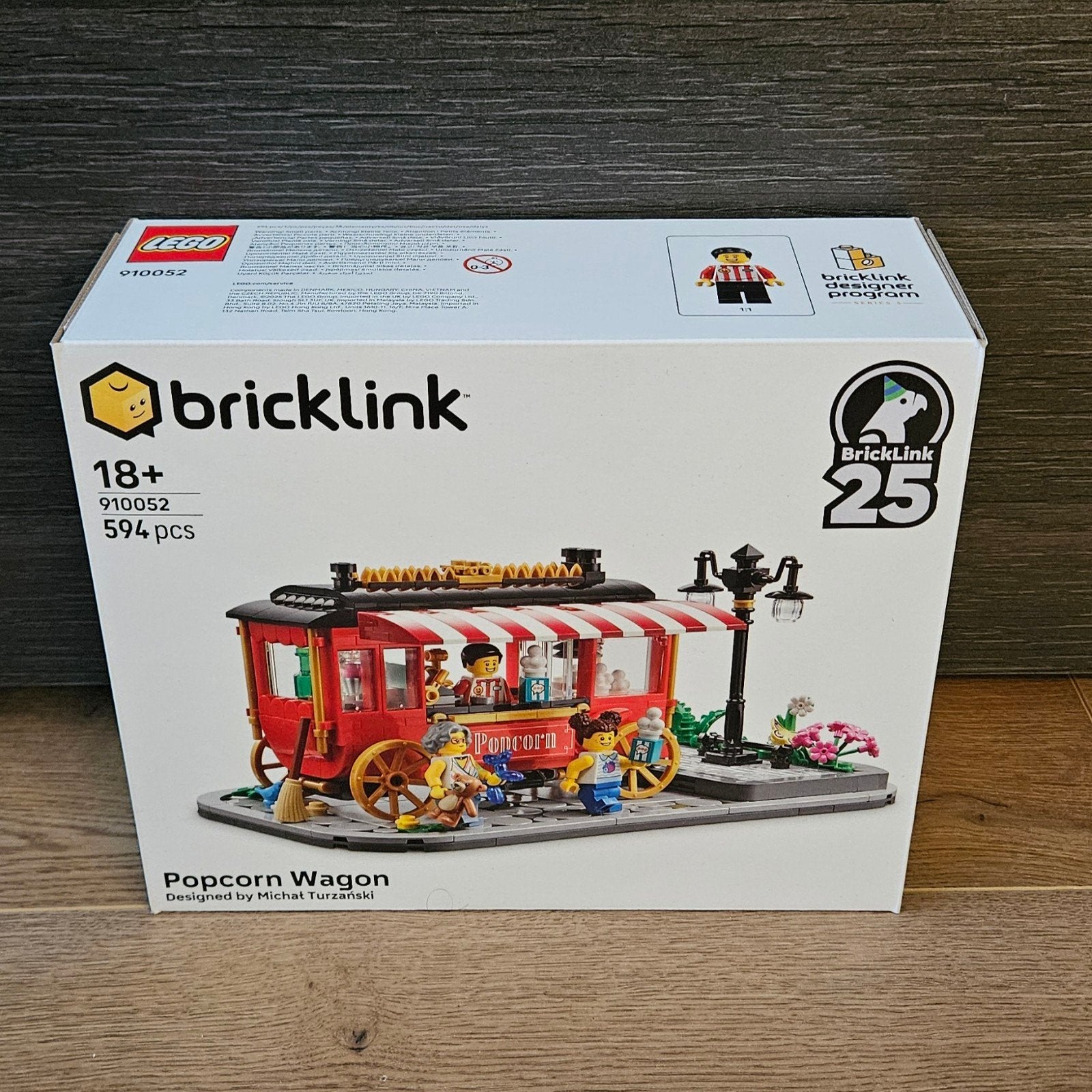 Lego Bricklink 910052 Popcorn Wagon, Lego, Nieuw, Ophalen of Verzenden, Compleet