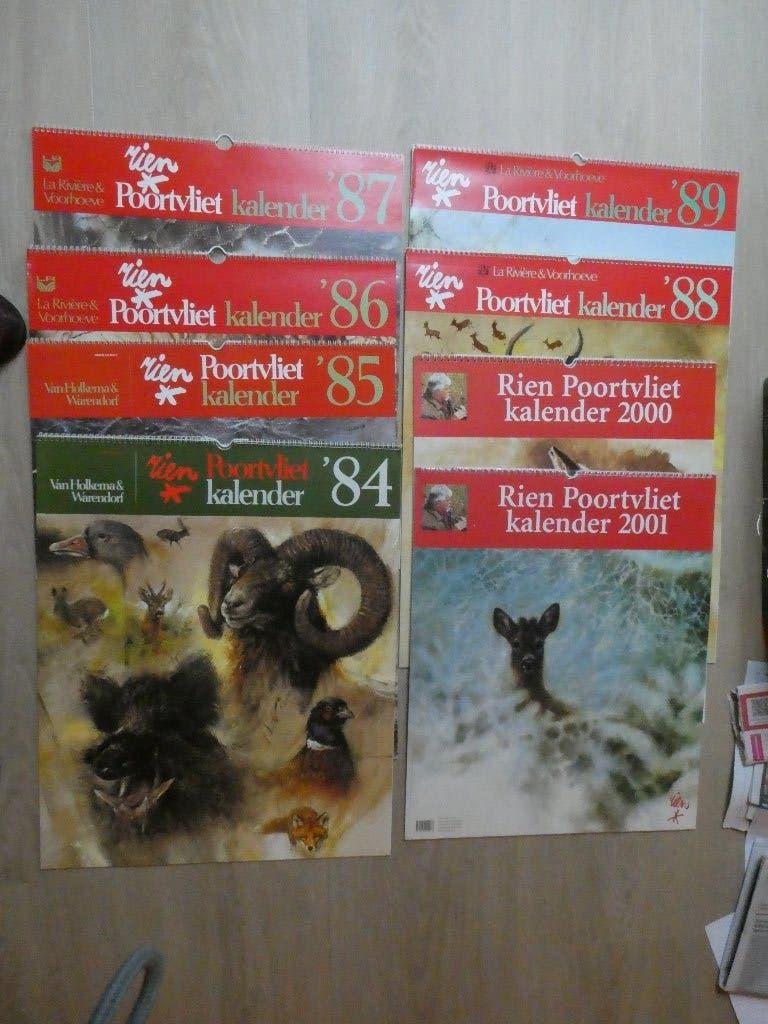 Rien Poortvliet kalenders, Diversen, Ophalen of Verzenden, Maandkalender, Zo goed als nieuw