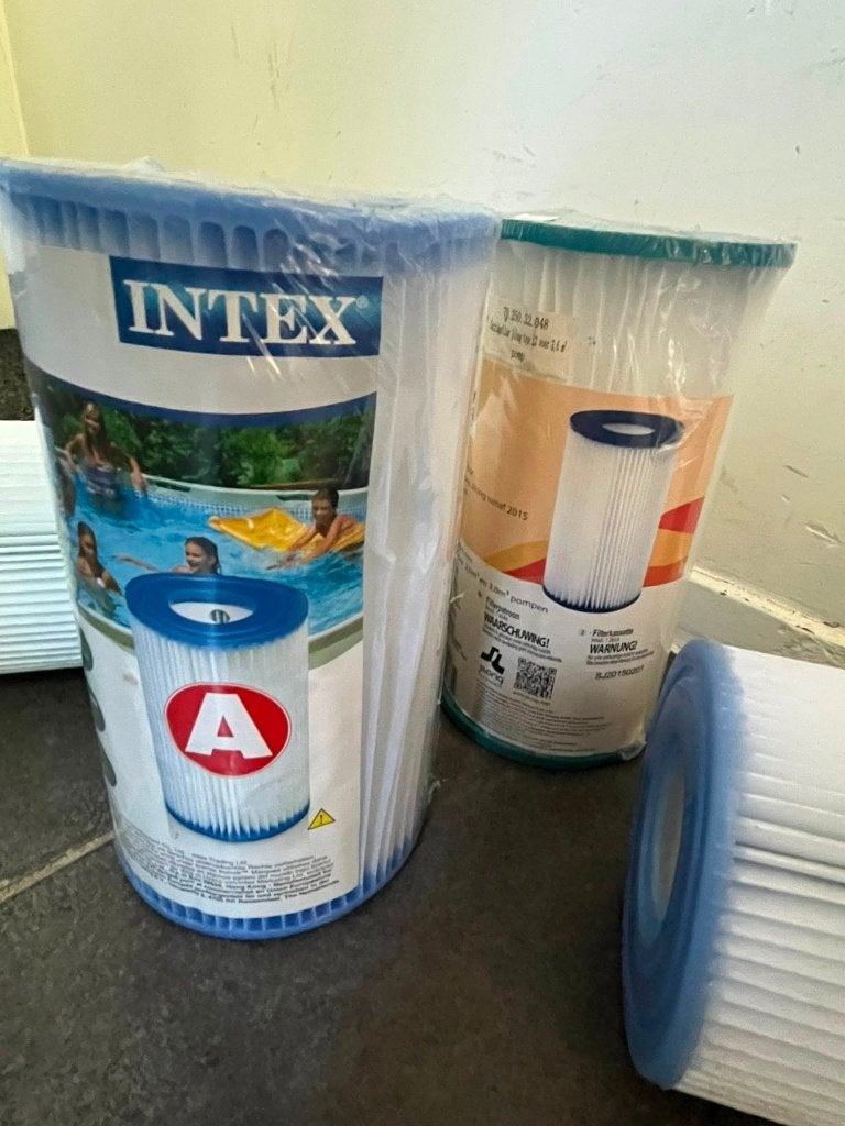 4 filters zwembad type A 10,5x20cm, Tuin en Terras, Ophalen, Nieuw, Filter