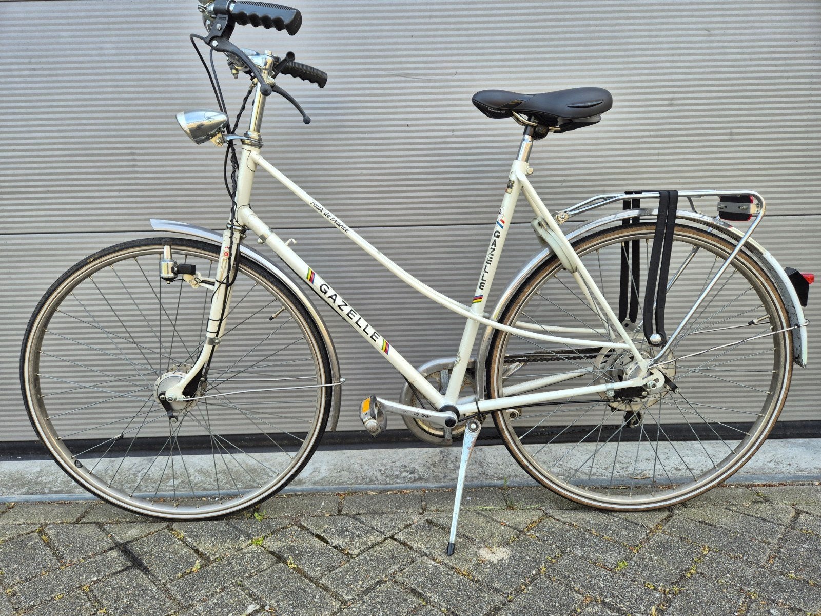 Gazelle Tour de France Damesfiets - Vintage Stadsfiets, Fietsen en Brommers, Gebruikt, Velgrem, Ophalen of Verzenden, 50 tot 53 cm