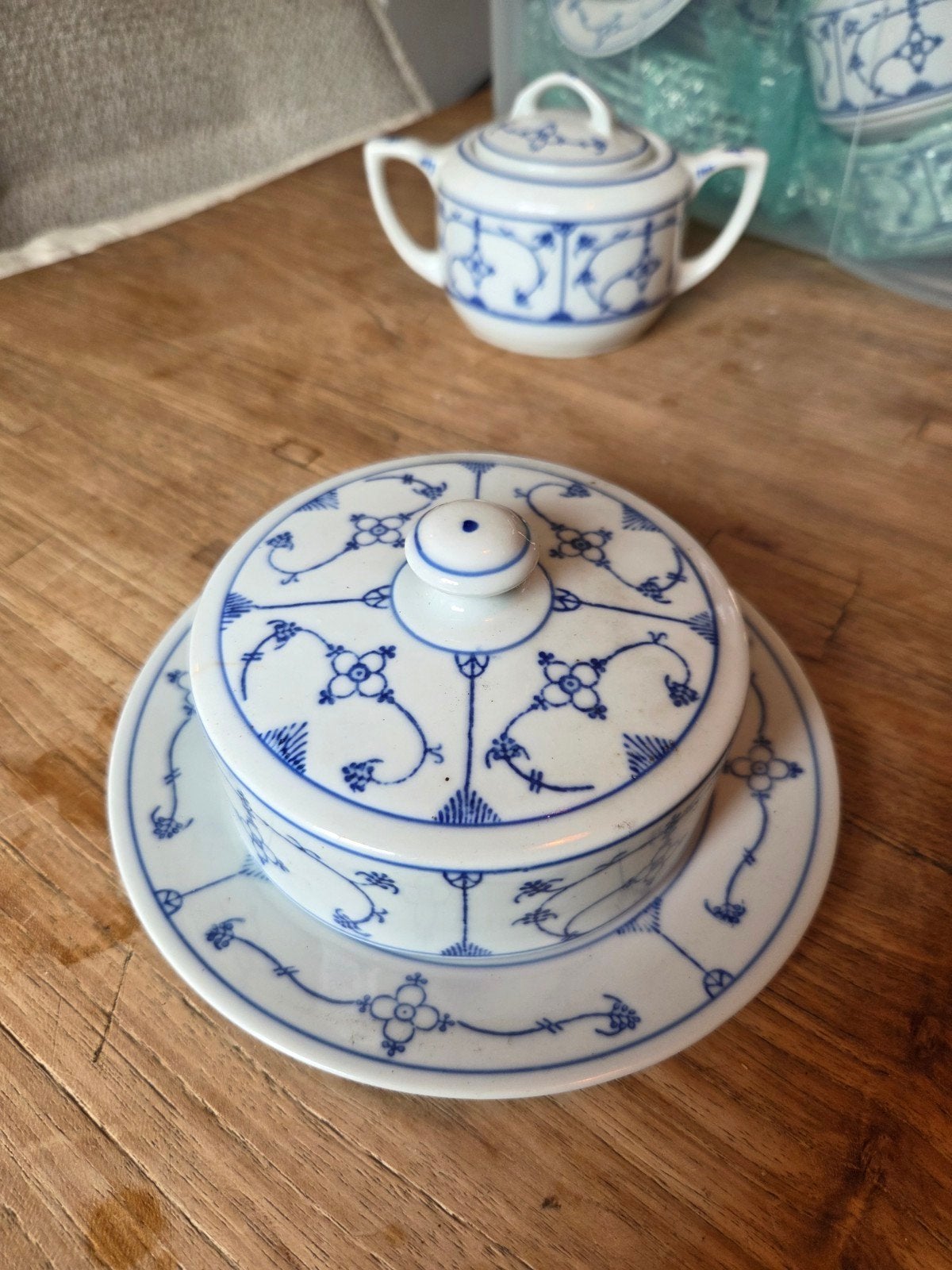 Botervloot Origineel Blauw Saks, Ophalen