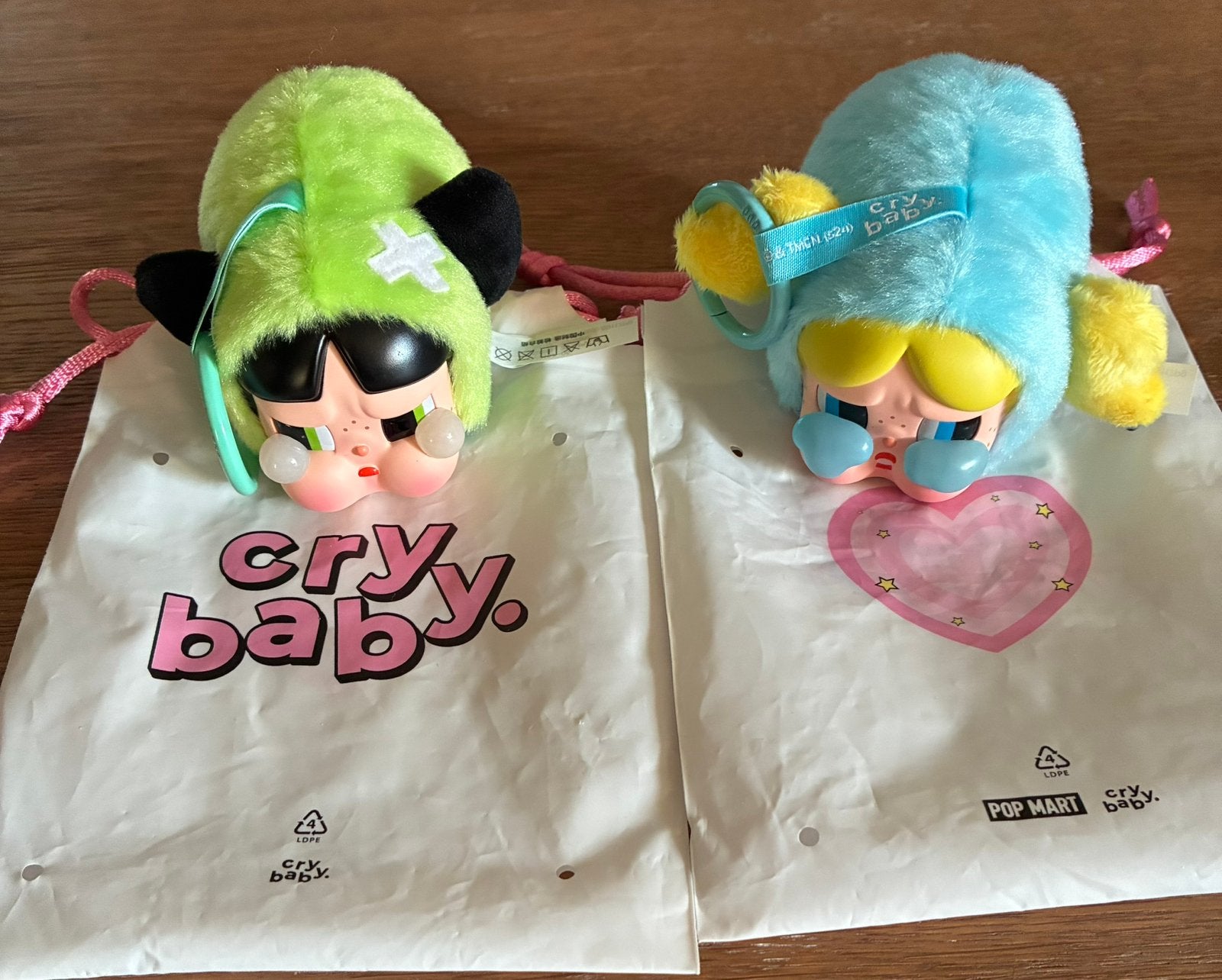 Pop Mart Cry Baby x powerpuff girls 2 stuks, Ophalen of Verzenden, Nieuw