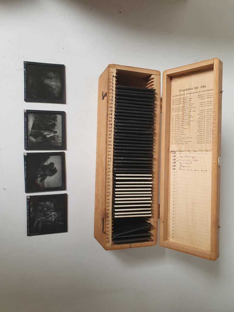 Antieke foto positieven / negatieven, Verzamelen, Foto's en Prenten, Ophalen of Verzenden, Voor 1940, Zo goed als nieuw