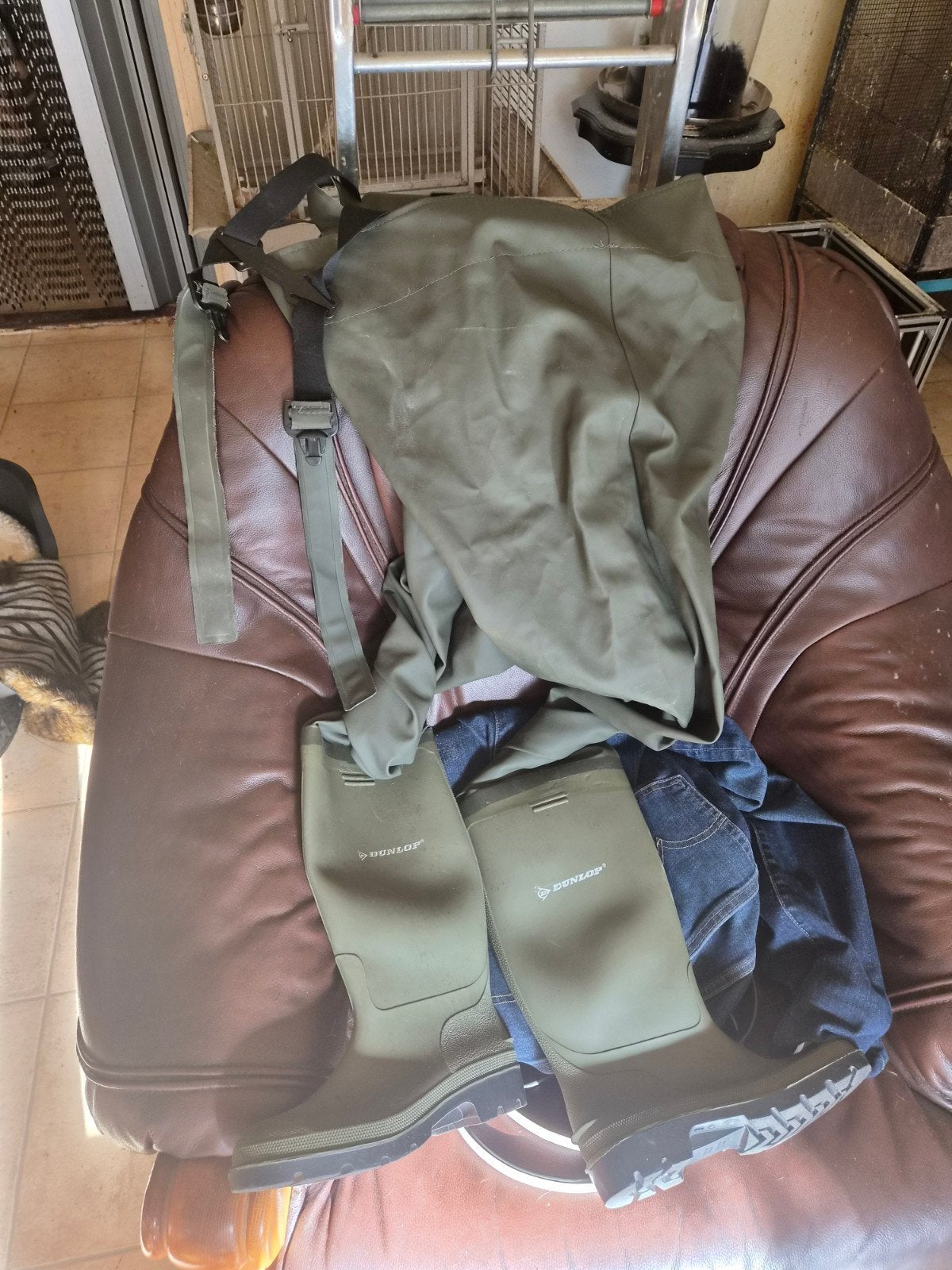 Dunlop Waadbroek Maat 40, Watersport en Boten, Ophalen of Verzenden, Zo goed als nieuw, Kleding