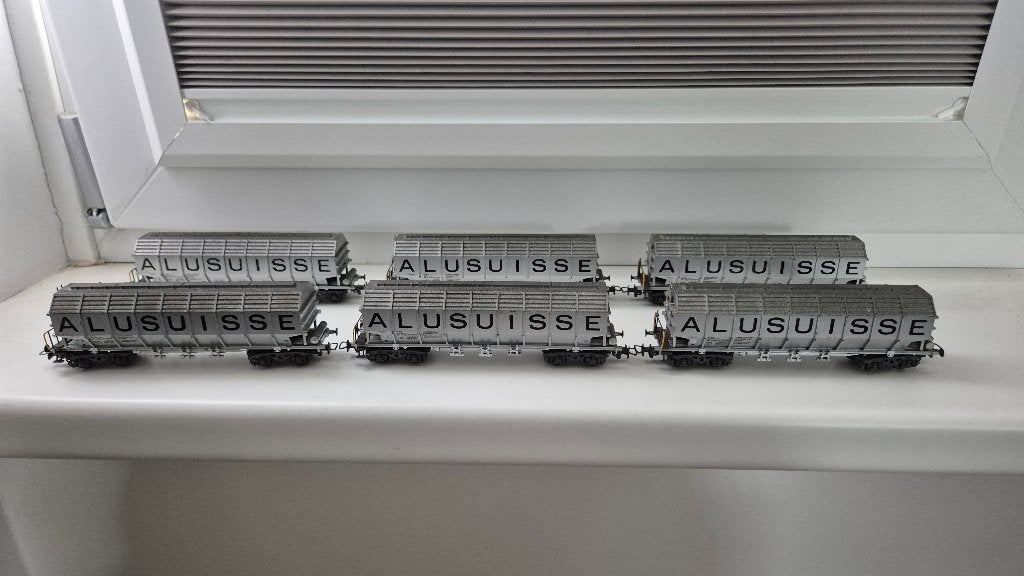 Liliput 24350 H0 - Goederenwagon - 6 delig Set SBB-CFF, Hobby en Vrije tijd, Modeltreinen | H0, Overige merken, Gelijkstroom of Wisselstroom