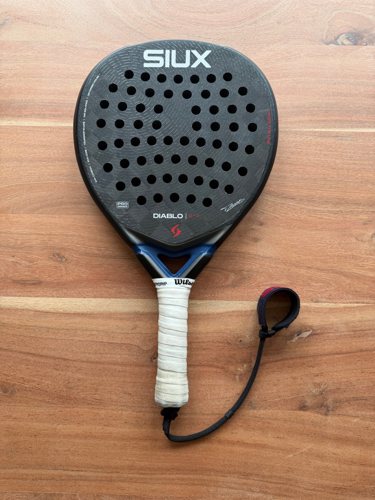 Siux Diablo Padelracket - Heel goed, Sport en Fitness, Padel, Ophalen of Verzenden, Gebruikt, Padelracket